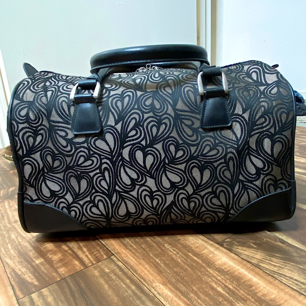 vtg DVF • Diane von Furstenburg • All-over Hearts Doctor Bag w Feet - Picture 3 of 13